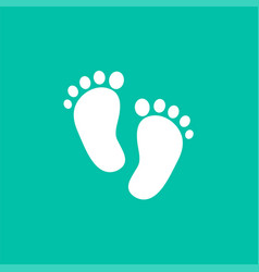 Human Foot Footprints Icon