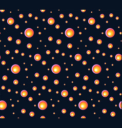 Seamless Pattern Made Of Fire Balls Bold