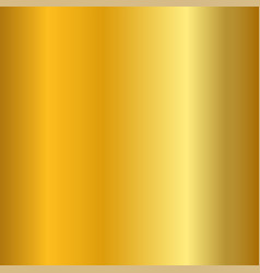 Gold gradient smooth texture empty golden metal Vector Image