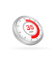 35 Minutes Stopwatch Icon Stopwatch