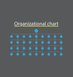 Business Hierarchy Organogram Chart Infographics