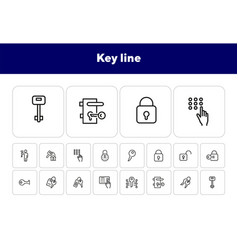 Key Line Icons