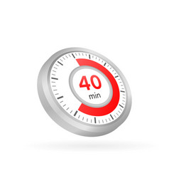 40 Minutes Stopwatch Icon Stopwatch