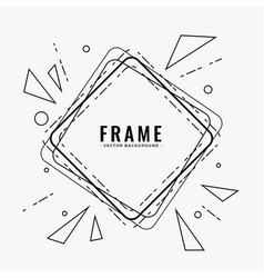 Abstract Line Frame Design Background