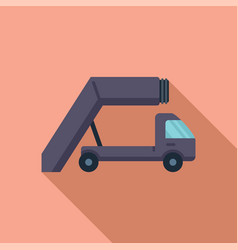 Airport Ground Support Icon Flat Truck