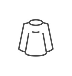 Barber Cape Line Icon