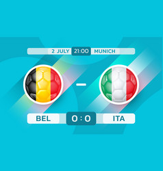 Belgium Vs Italy Match European Football