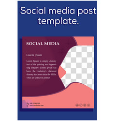 Social Media Post Template