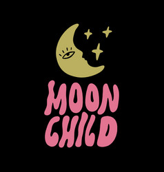 Moon Child Groovy Hippie Lettering Comic Font