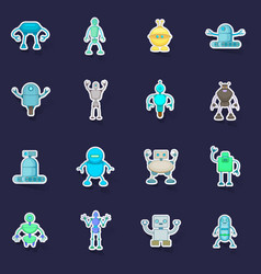 Robot Icons Set Sticker