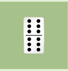 Simple Domino Card Black And White Design