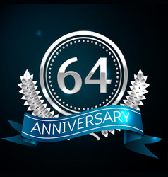 Sixty Four Years Anniversary Celebration Design