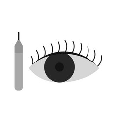 Eye With Eyeliner Icon Image