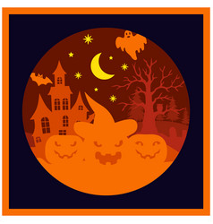 Paper Cut Halloween Layered Design