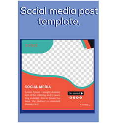 Social Media Post Template