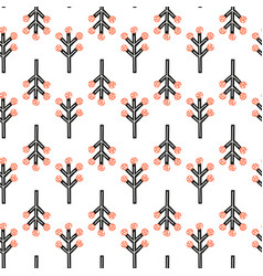 Seamless Pattern With Scandinavian Berries