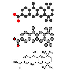 Bexarotene Cancer Drug Molecule