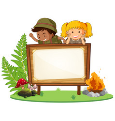 Boy And Girl Scout Banner