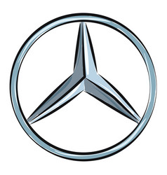 Mercedes Benz Logo Or Color