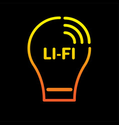 Li Fi Light Bulb Internet Communication Digital