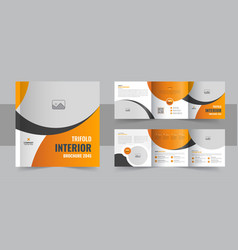 Interior Design Square Trifold Brochure