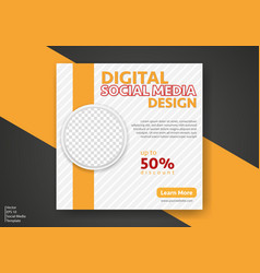 Modern Social Media Template Discount Promo