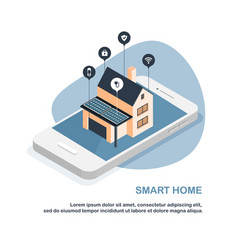 Smart Home Control By Isometric Smartphone