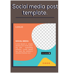 Social Media Post Template