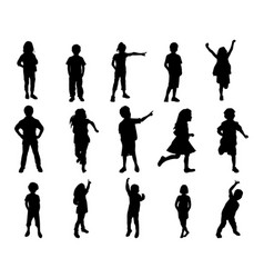 Children Kids Silhouettes