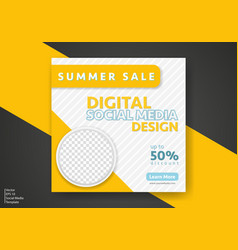 Modern Social Media Template Discount Promo