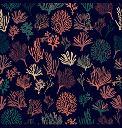 Coral Reef Seamless Pattern