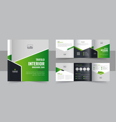 Interior Design Square Trifold Brochure