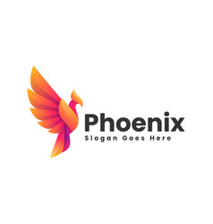 Logo Phoenix Gradient Colorful Style