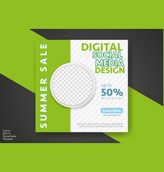 Modern Social Media Template Discount Promo