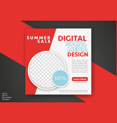 Modern Social Media Template Discount Promo