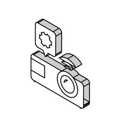 Projector Repair Isometric Icon