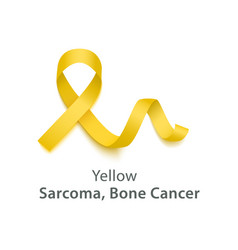 Yellow Symbolize Sarcoma Bone Cancer Awareness