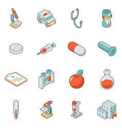 Medicine And Health Care Isometric 3d Icons