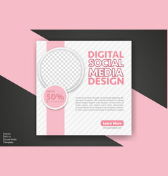 Modern Social Media Template Discount Promo