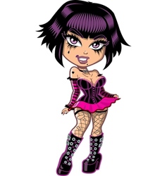 Cute Punky Goth Girl