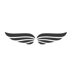 Minimal Simple Swan Wings Tattoo Symbol