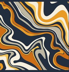 Abstract Retro Styled Swirl Pattern Design