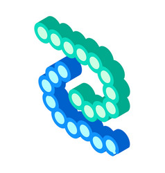 Bacillus Anthracis Isometric Icon Isolated