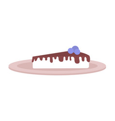 Dessert Semi Flat Color Object