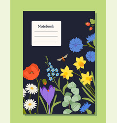 Flowers Notebook Cover Concept