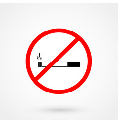 No Smoking Sign Icon Eps