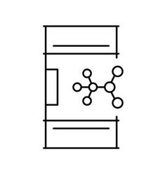 Nitromethane Barrel Line Icon