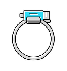 Hose Clamp Color Icon