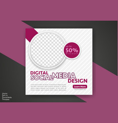 Modern Social Media Template Discount Promo