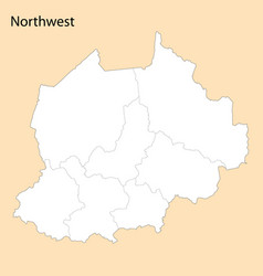 High Quality Map Of Northwest Is A Province